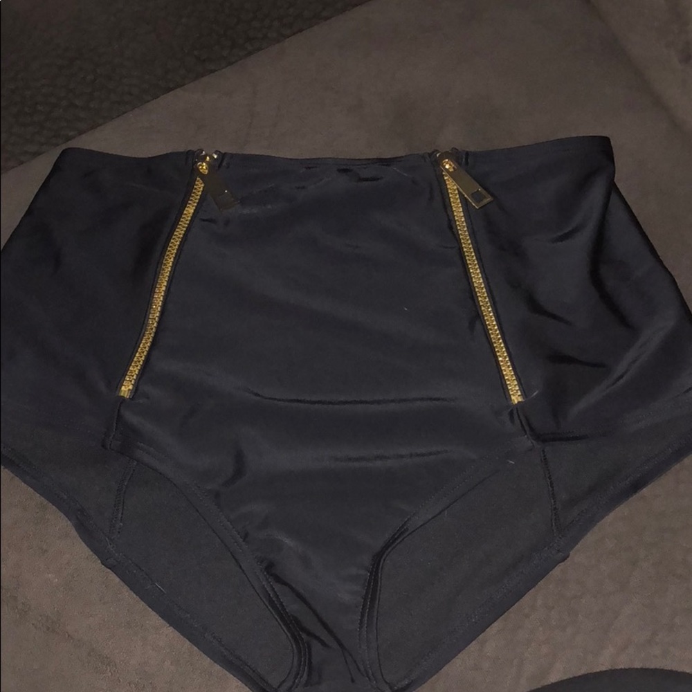 NWOT swim Sexy black high wasted swimsuit bottoms